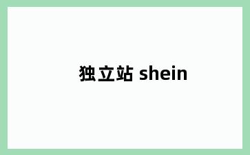 独立站 shein